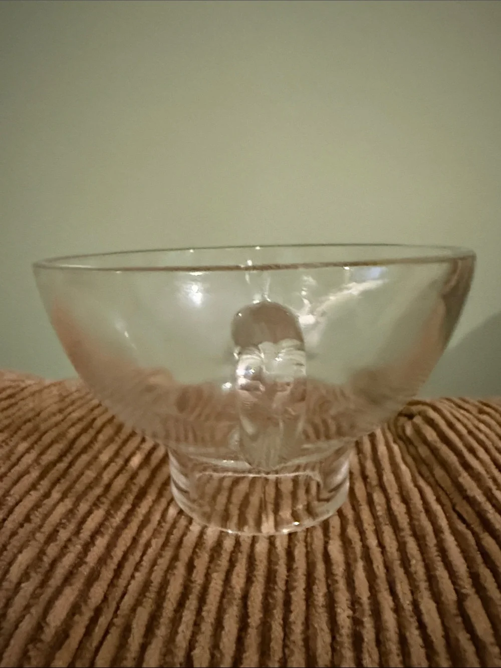 Vintage 1940s 1950s  Glass Canning Funnel